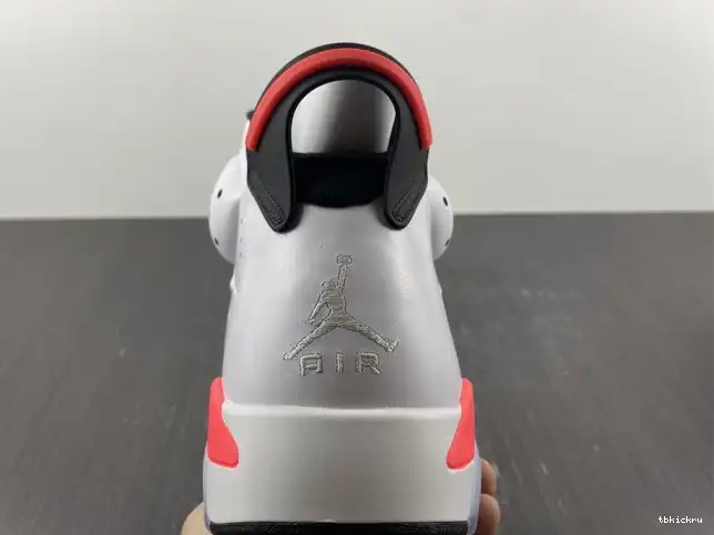 Reps TBkick (2014) Retro 384664-123 Infrared 6 White Jordan 0505